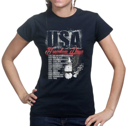 Ladies USA Freedom Tour T-shirt