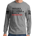 Freedom and Fatherhood Long Sleeve T-shirt