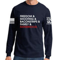 Freedom and Fatherhood Long Sleeve T-shirt