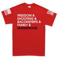 Freedom and Fatherhood Men's T-shirt