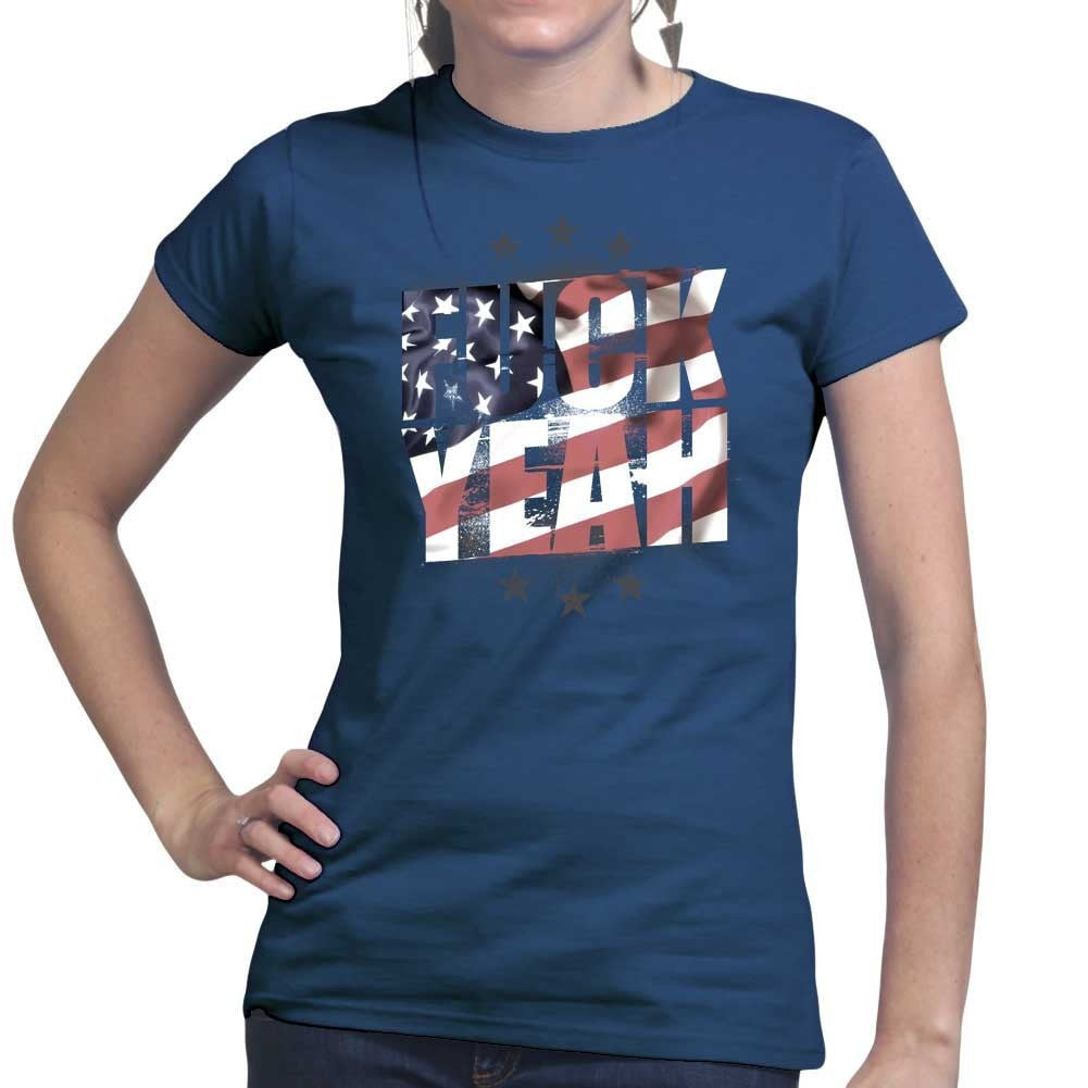 Camiseta Vintage Bandera USA Para Mujer - Estampado Estados Unidos, Talla XXXL, Algodón