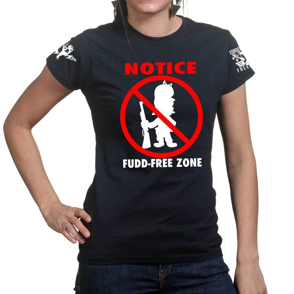 Fudd Free Zone Ladies T-shirt