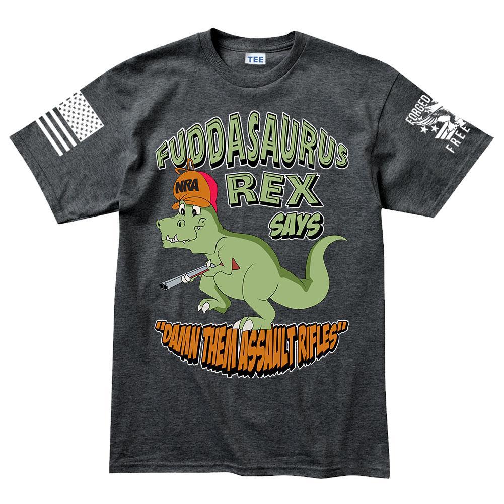 Fuddasaurus Says - Damn Them Assault Rifles Men's T-shirt