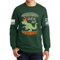 Fuddasaurus Says - Who Needs A Machinegun Sweatshirt