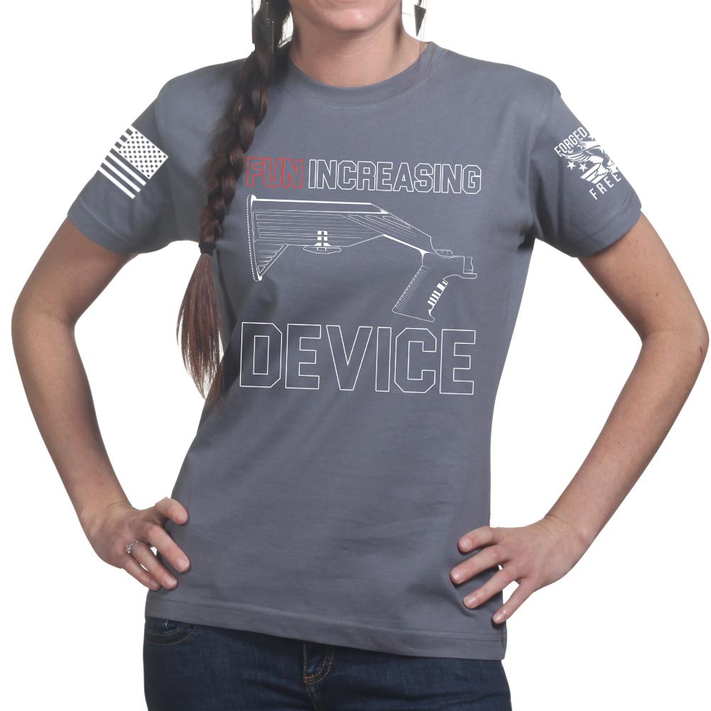 Fun Increasing Device Bump Stock Ladies T-shirt