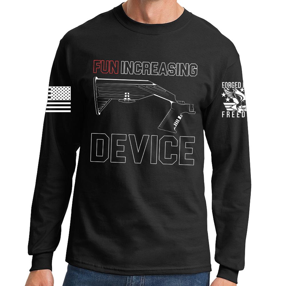 Fun Increasing Device Bump Stock Long Sleeve T-shirt
