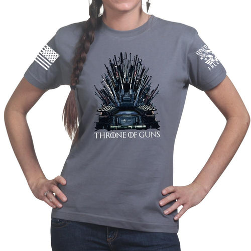 Throne of Guns Ladies T-shirt