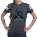 Throne of Guns Ladies T-shirt