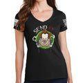 Ladies Send IT V-Neck T-shirt