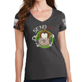 Ladies Send IT V-Neck T-shirt