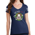 Ladies Send IT V-Neck T-shirt