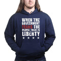 When Government Fears Mens Hoodie