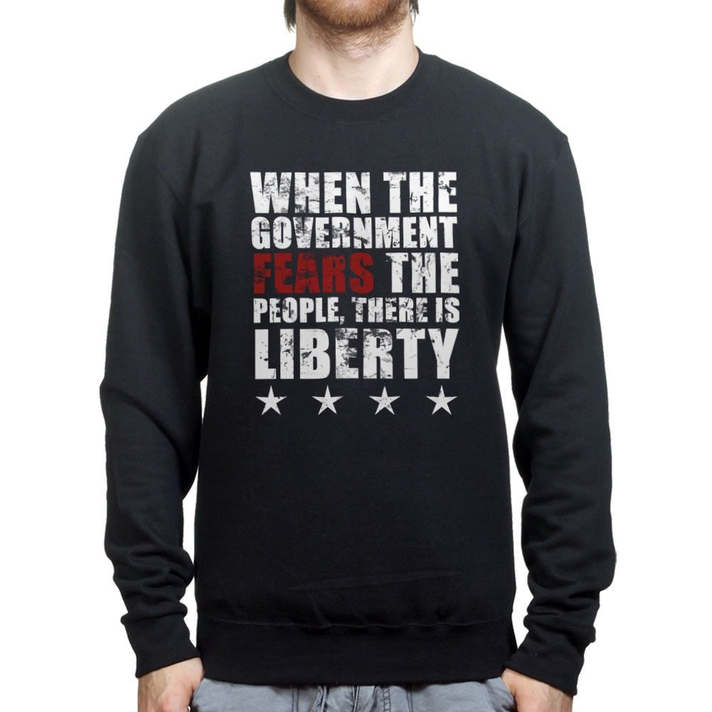 When Government Fears Mens Sweatshirt