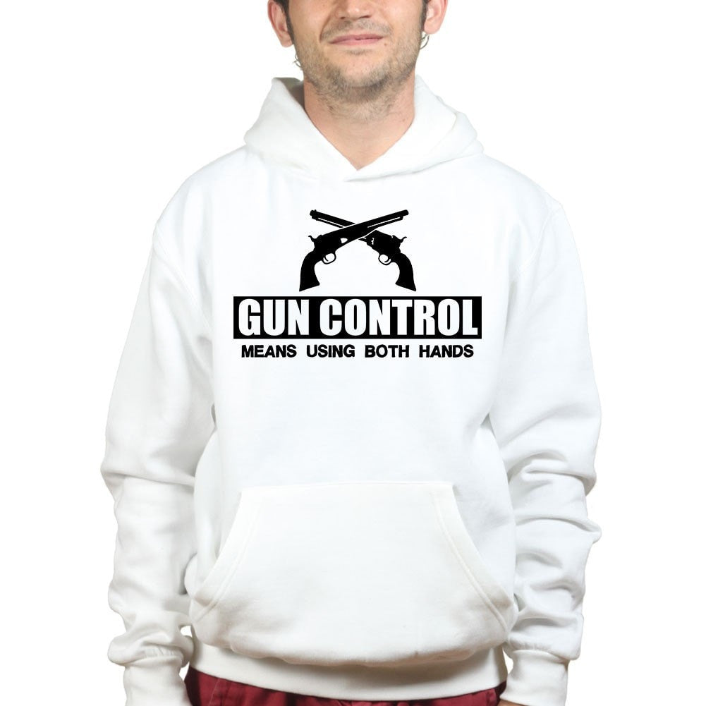 Unisex Gun Control Using Both Hands Hoodie