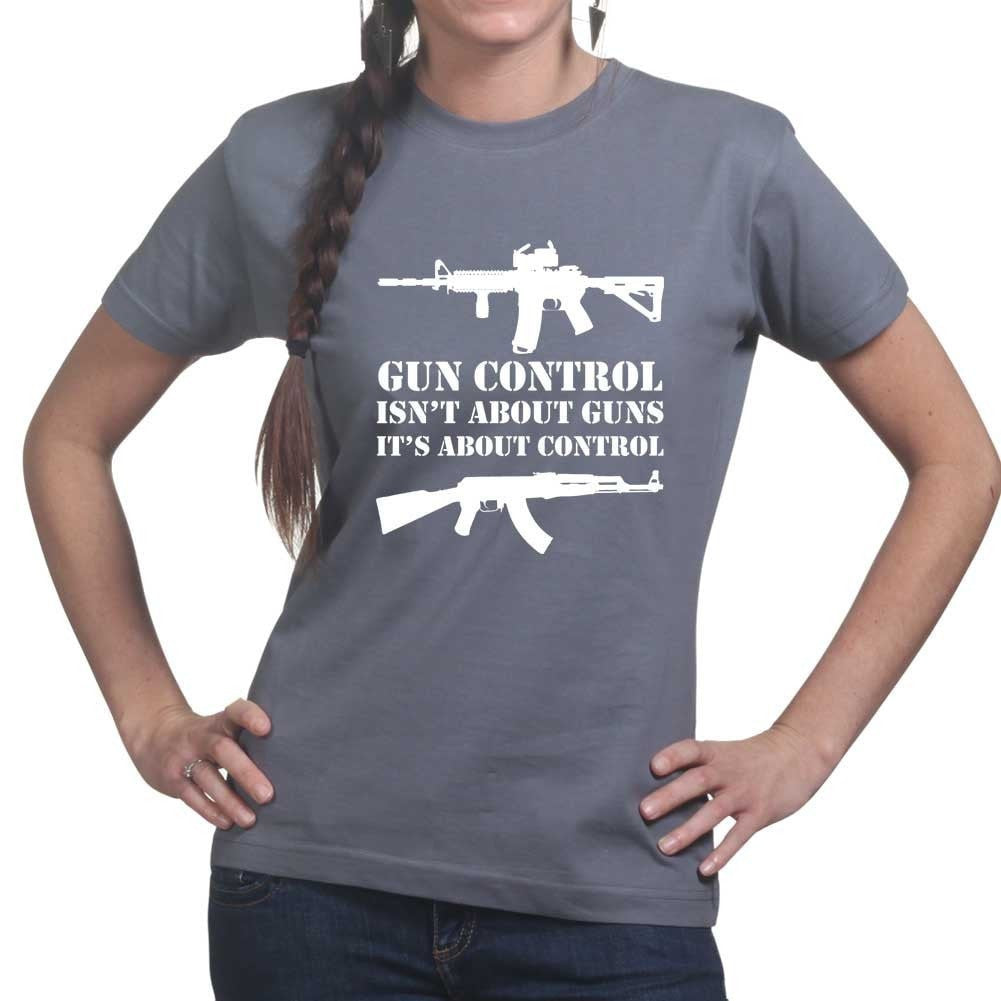 Gun Control Ladies T-shirt