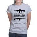 Gun Control Ladies T-shirt