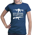 Gun Control Ladies T-shirt
