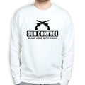 Unisex Gun Control Using Both Hands Sweatshirt