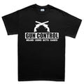 Men's Gun Control Using Both Hands T-shirt