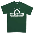 Men's Gun Control Using Both Hands T-shirt