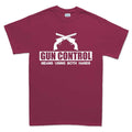 Men's Gun Control Using Both Hands T-shirt