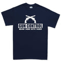 Men's Gun Control Using Both Hands T-shirt