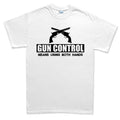 Men's Gun Control Using Both Hands T-shirt