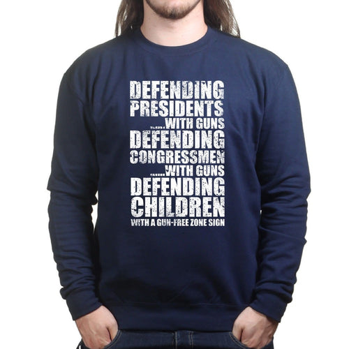 Armed Defence Irony Sweatshirt