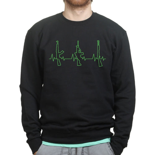 Gun Heartbeat Sweatshirt