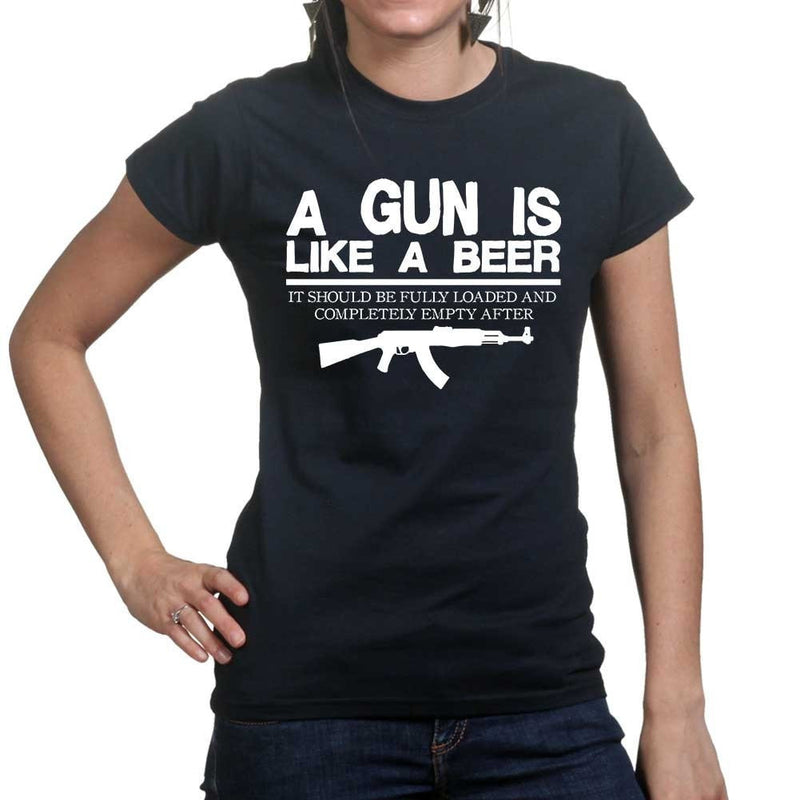 Ladies Guns & Beer T-shirt