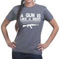 Ladies Guns & Beer T-shirt