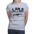Ladies Guns & Beer T-shirt