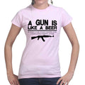 Ladies Guns & Beer T-shirt