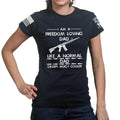 Gun Dad Ladies T-shirt