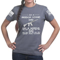 Gun Dad Ladies T-shirt