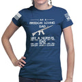 Gun Dad Ladies T-shirt