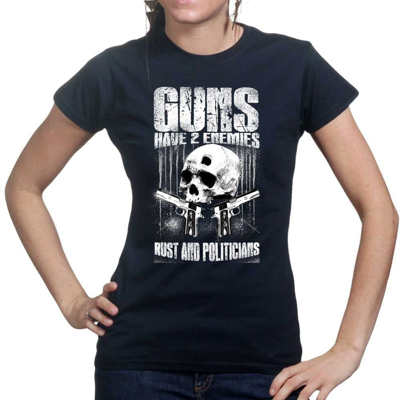 Ladies Gun Enemies T-shirt