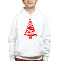 Guns Christmas Tree Mens Hoodie