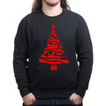 Guns Christmas Tree Mens Sweatshirt