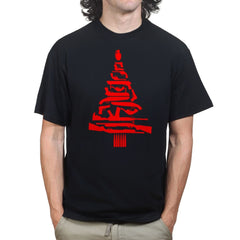 Guns Christmas Tree T-shirt