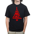 Guns Christmas Tree Mens T-shirt