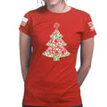 2A Christmas Tree Ladies T-shirt