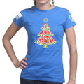 2A Christmas Tree Ladies T-shirt
