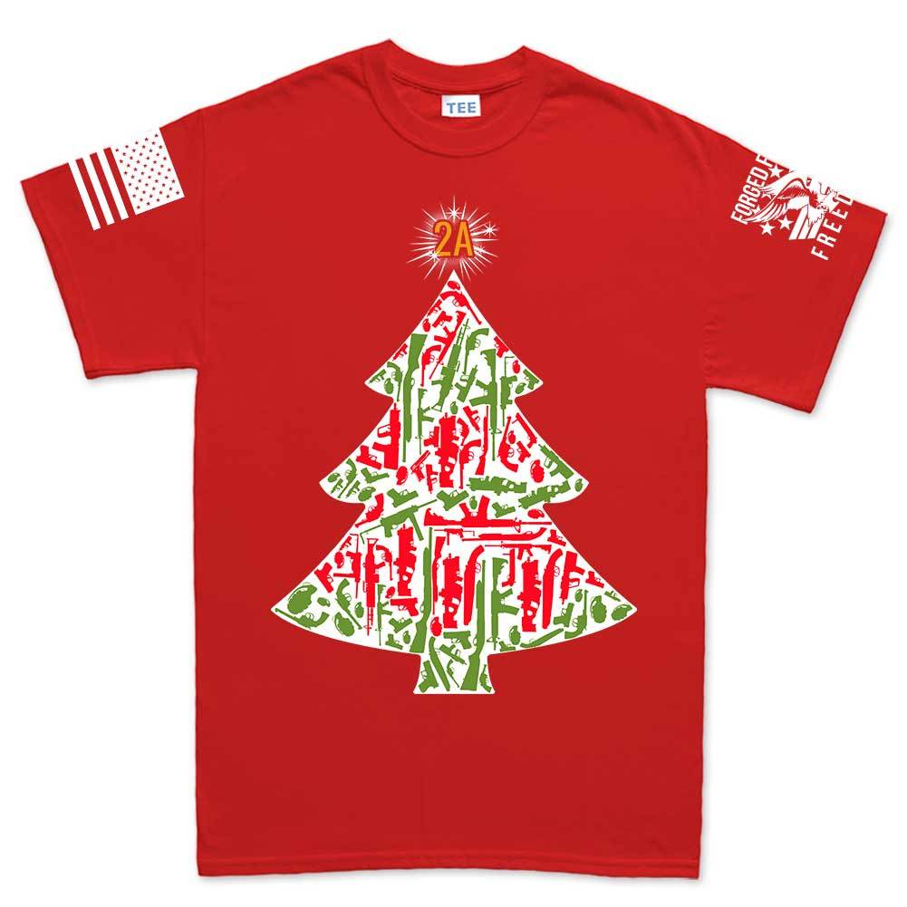 Tシャツ・カットソー Merry Xmas Tree Short Sleeve T Shirt (2color) Amazon.com: Christmas Tree Three Christmas Trees T-Shirt