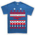 Guns Ugly Christmas Mens T-shirt