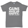 Guns Make Me Happy Men's T-shirt