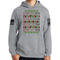 Guns Christmas Ugly Hoodie