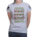 Guns Christmas Ugly Ladies T-shirt