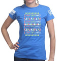 Guns Christmas Ugly Ladies T-shirt