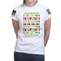 Guns Christmas Ugly Ladies T-shirt